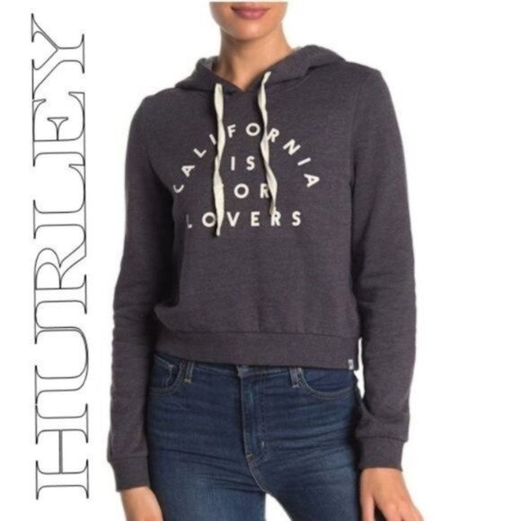 Hurley Sweaters - Hurley Destination Cropped Sweatshirt CALIFORNIA Size: XL NWT